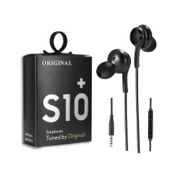 Auscultador S10+ Enchufe 3,5mm Preto Auscultador S10+ Enchufe 3,5mm Preto